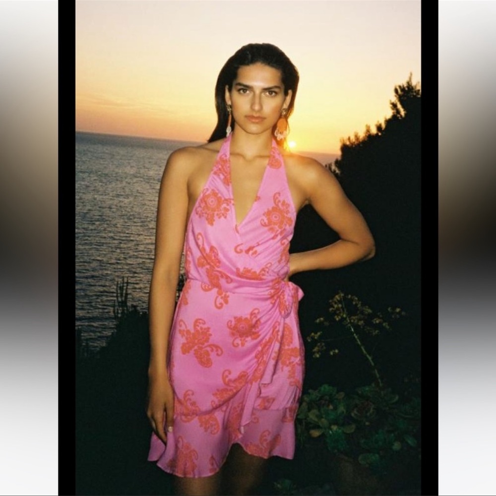 Anthropologie halter dress
